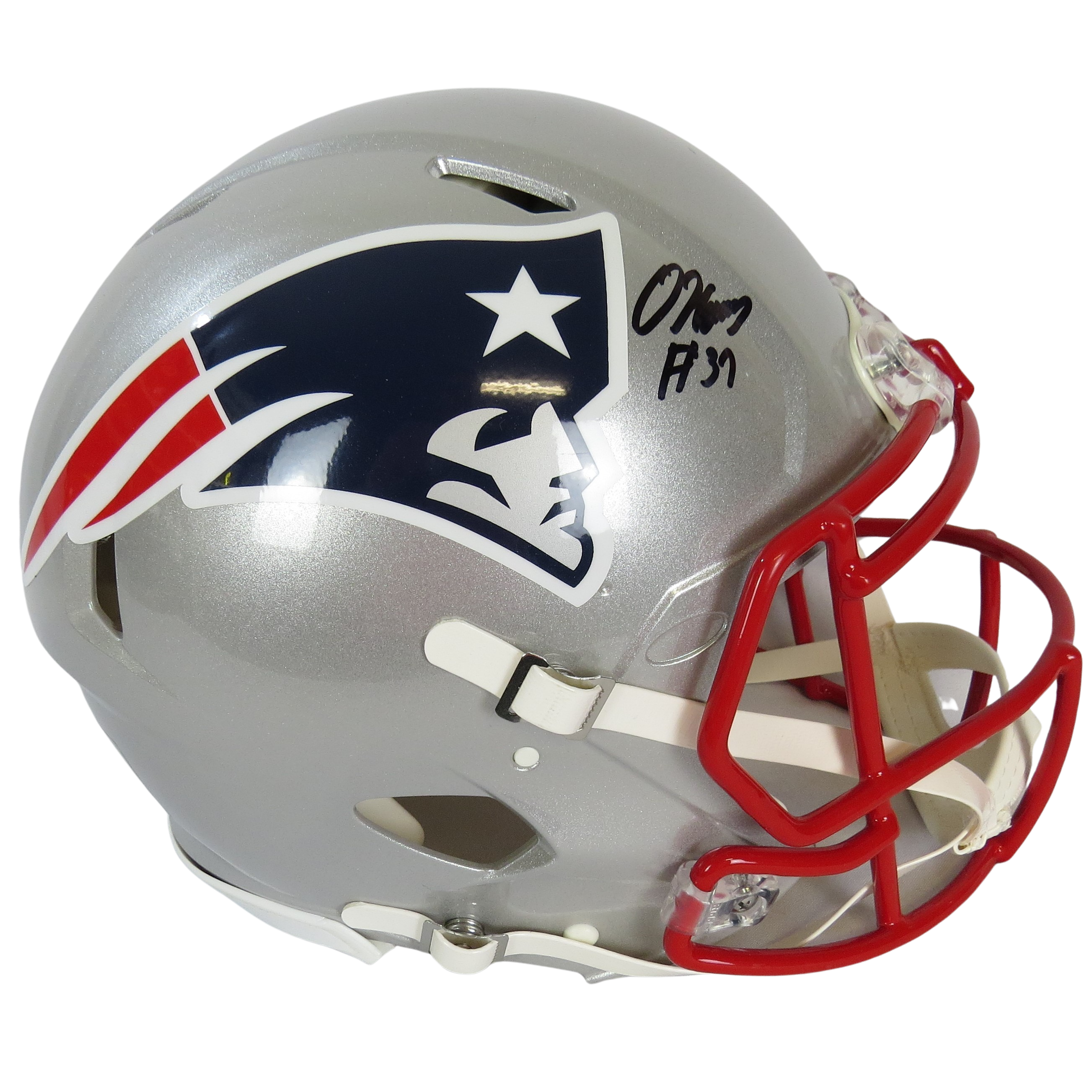 Damien Harris Signed New England Patriots Speed Mini Helmet