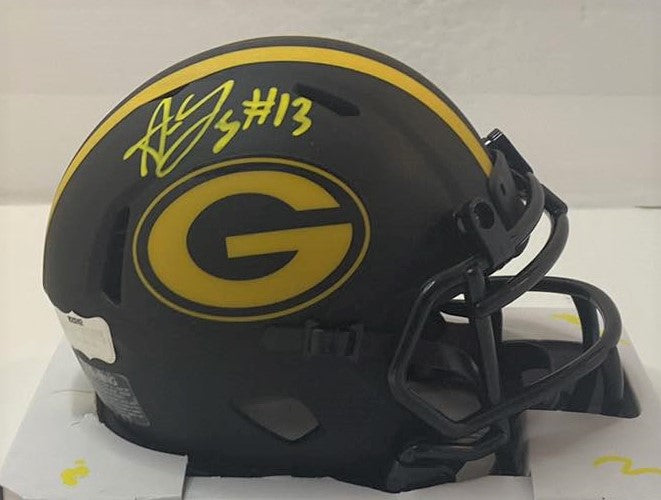 ALLEN LAZARD SIGNED GREEN store BAY RIDDELL SPEED NEW MINI HELMET JSA COA #WIT477555