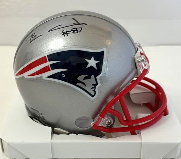 Ben Coates Signed Mini Helmet New England Patriots Tristar Certified