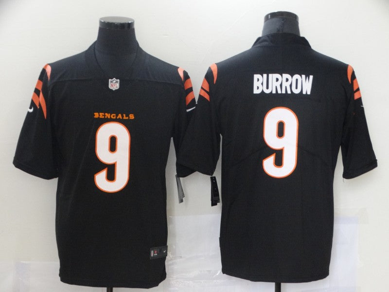 Joe Burrow Unsigned Cincinnati Bengals Custom Black Jersey