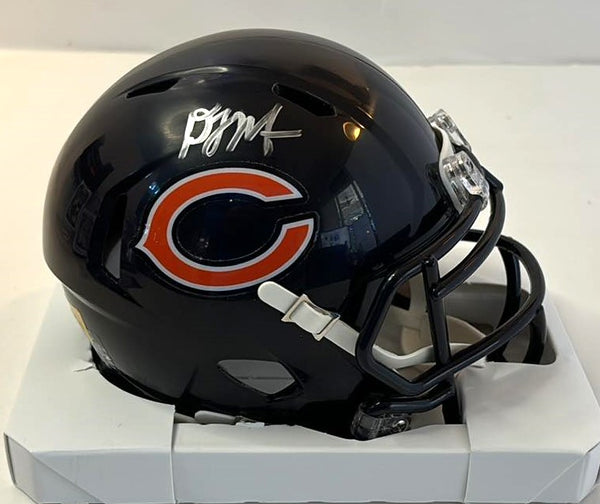 DJ Moore Signed Speed Mini Helmet Chicago Bears JSA Certified