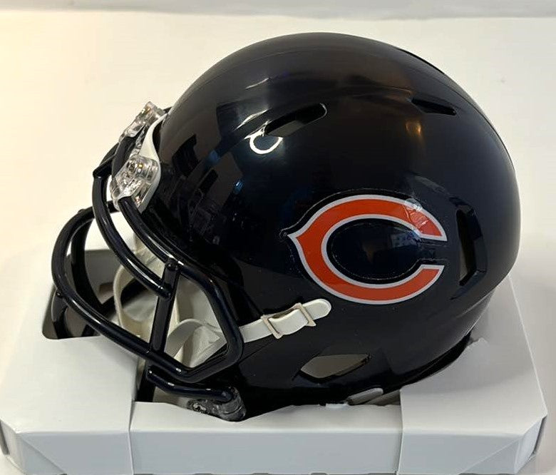 DJ Moore Signed Speed Mini Helmet Chicago Bears JSA Certified