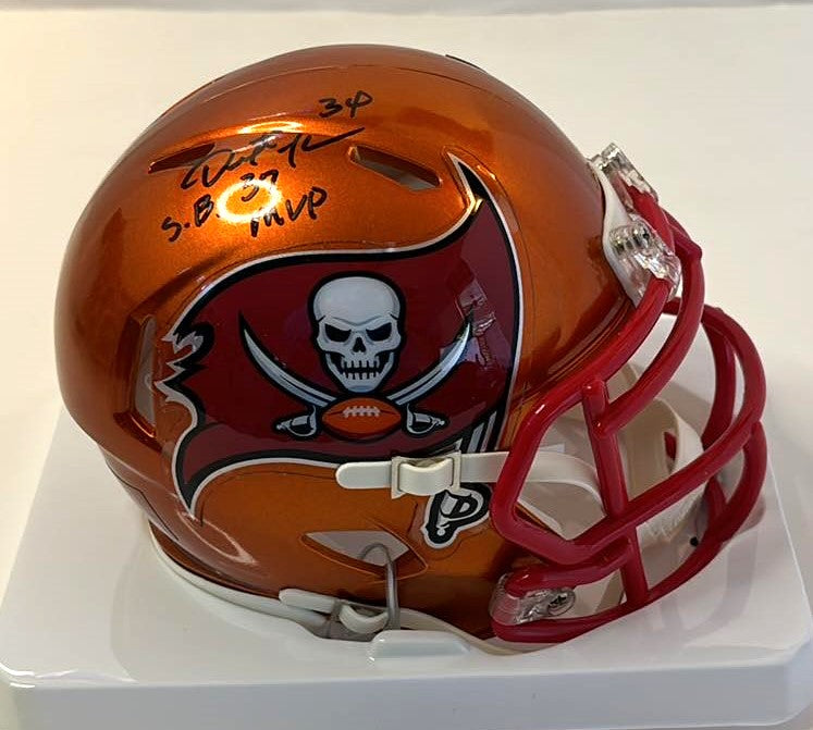 Dexter Jackson Signed Speed Flash Mini Helmet SB 37 MVP Script Tampa Bay Buccaneers Tristar Certified