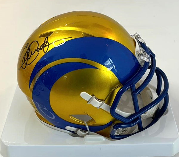 Eric Dickerson Signed Speed Flash Mini Helmet Los Angeles Rams Tristar Certified