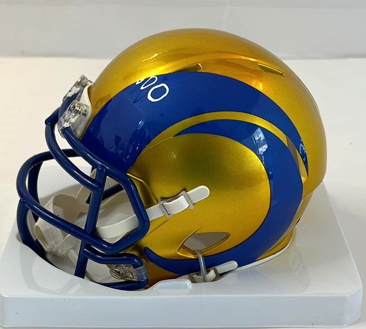 Eric Dickerson Signed Speed Flash Mini Helmet Los Angeles Rams Tristar Certified