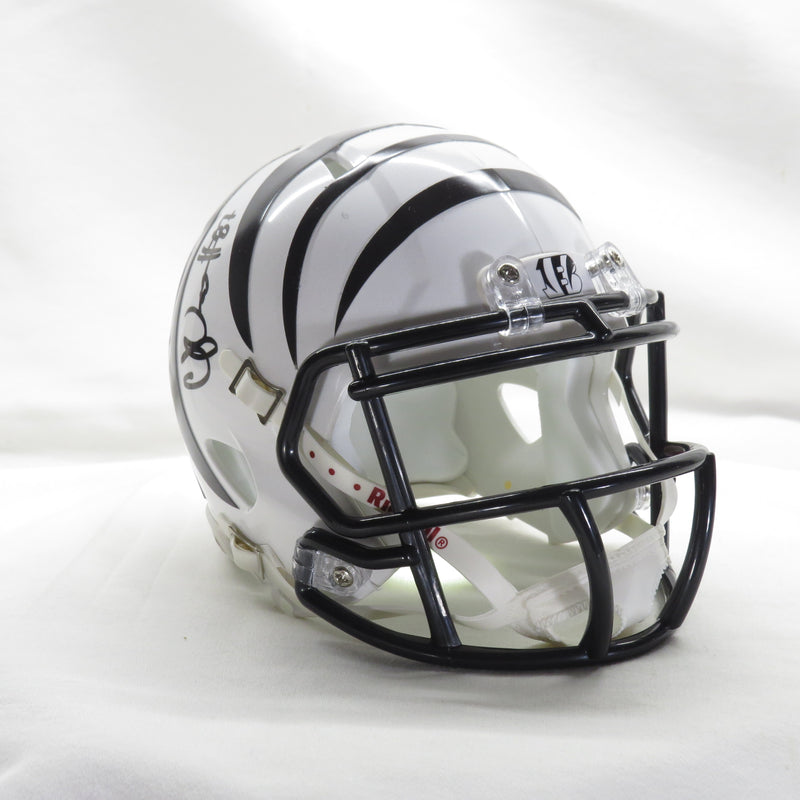 CJ Uzomah Signed Custom Alternate Mini Helmet Cincinnati Bengals