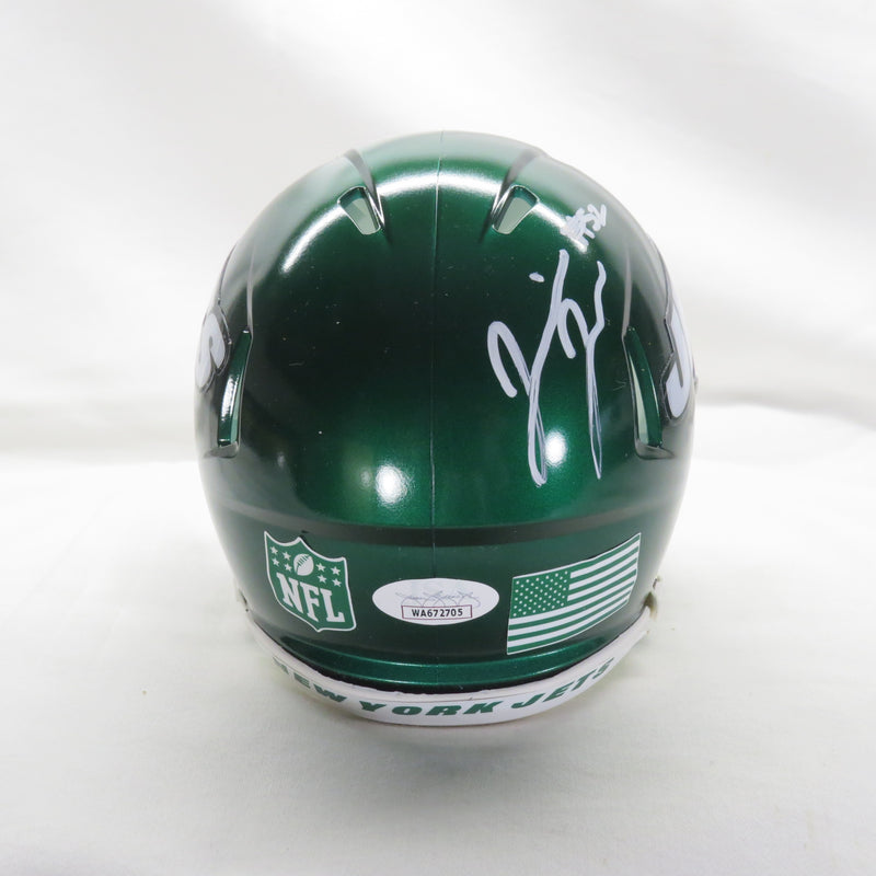 Jermaine Johnson Signed Speed  Mini New York Jets