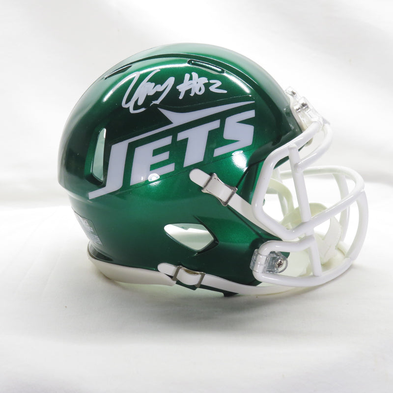 Xavier Gipson Signed Riddell 2023 Alternate Speed Mini New York Jets