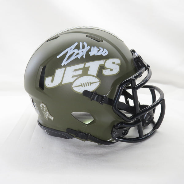 Breece Hall Signed Riddell STS Mini New York Jets