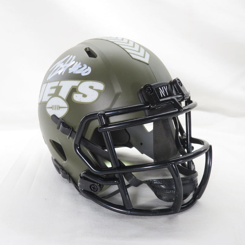 Breece Hall Signed Riddell STS Mini New York Jets