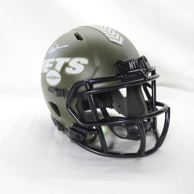 Garrett Wilson Signed Riddell STS Mini New York Jets