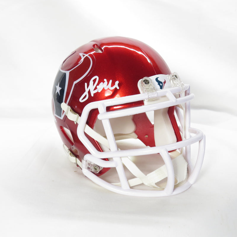 Jalen Pitre Signed Mini Helmet Flash w Be Someone Houston Texans