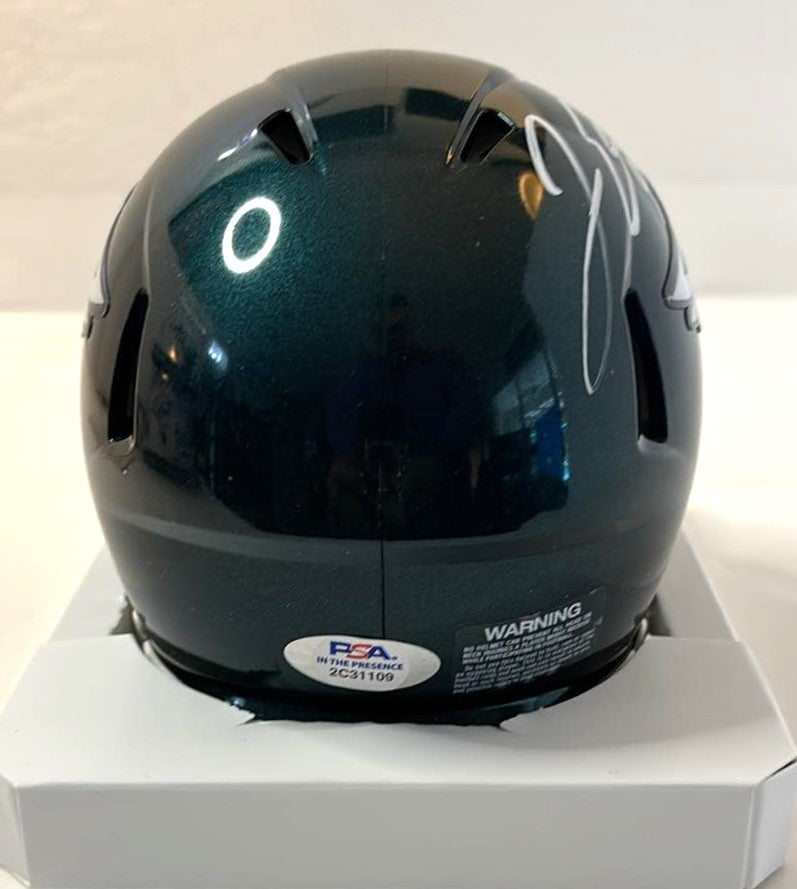 Jake Elliott Signed Speed Mini Helmet Philadelphia Eagles PSA Certified