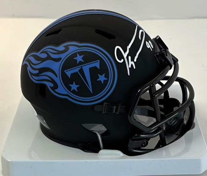 Jevon Kearse Signed Speed Eclipse Mini Helmet Tennessee Titans JSA Certified