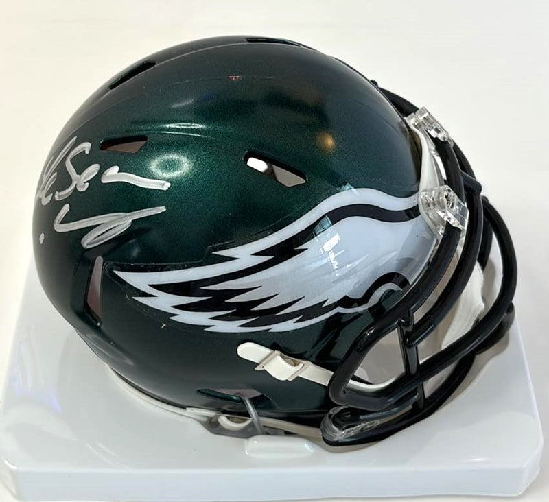 LeSean McCoy Signed Speed Mini Helmet Philadelphia Eagles Tristar Certified