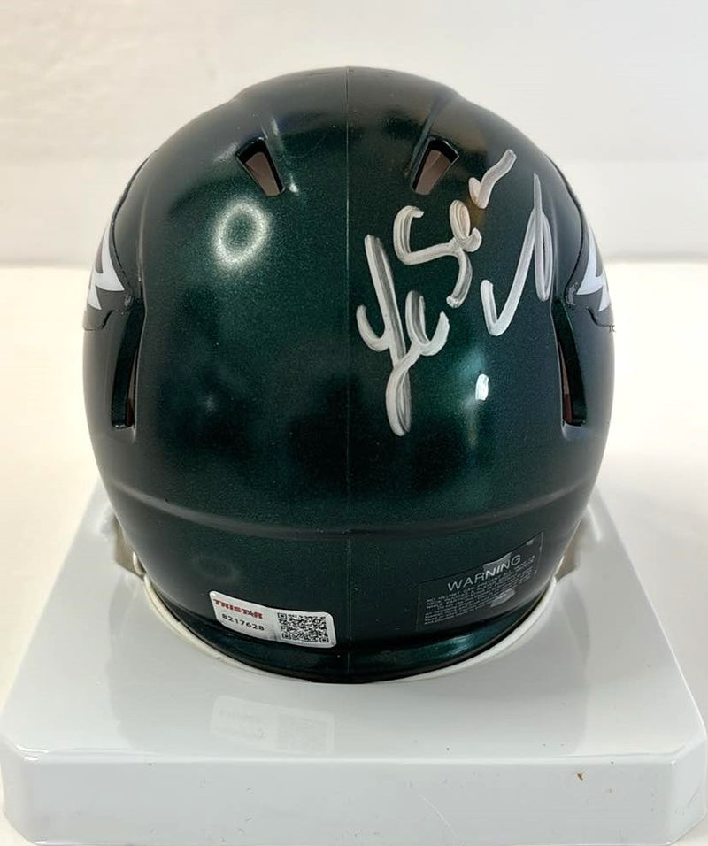 LeSean McCoy Signed Speed Mini Helmet Philadelphia Eagles Tristar Certified