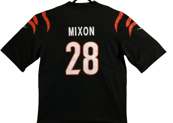 Joe Mixon Unsigned Custom Black Jersey Cincinnati Bengals