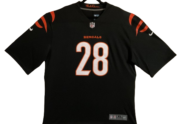 Joe Mixon Unsigned Custom Black Jersey Cincinnati Bengals