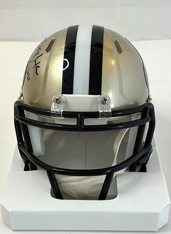 Rickey Jackson Signed Speed Mini Helmet New Orleans Saints Tristar Certified