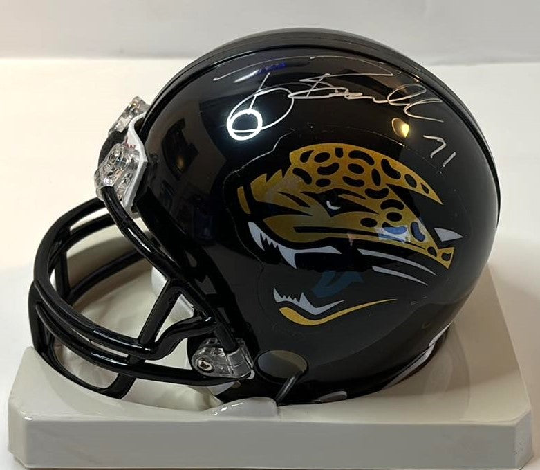 Tony Boselli Signed Mini Helmet Jacksonville Jaguars JSA Certified