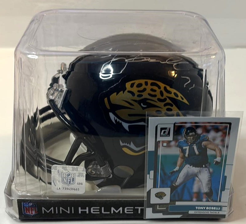 Tony Boselli Signed Mini Helmet Jacksonville Jaguars JSA Certified