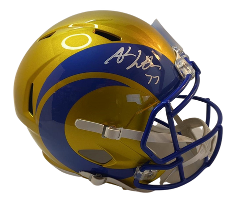 Andrew Whitworth Signed Flash  Replica Los Angeles Rams