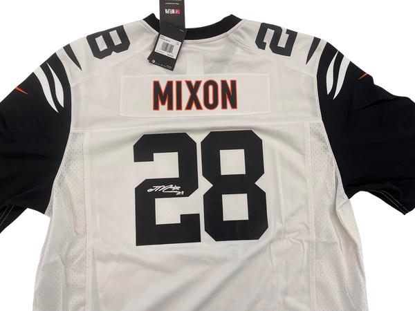 Joe Mixon Signed White Alt Nike Game Jersey Cincinnati Bengals