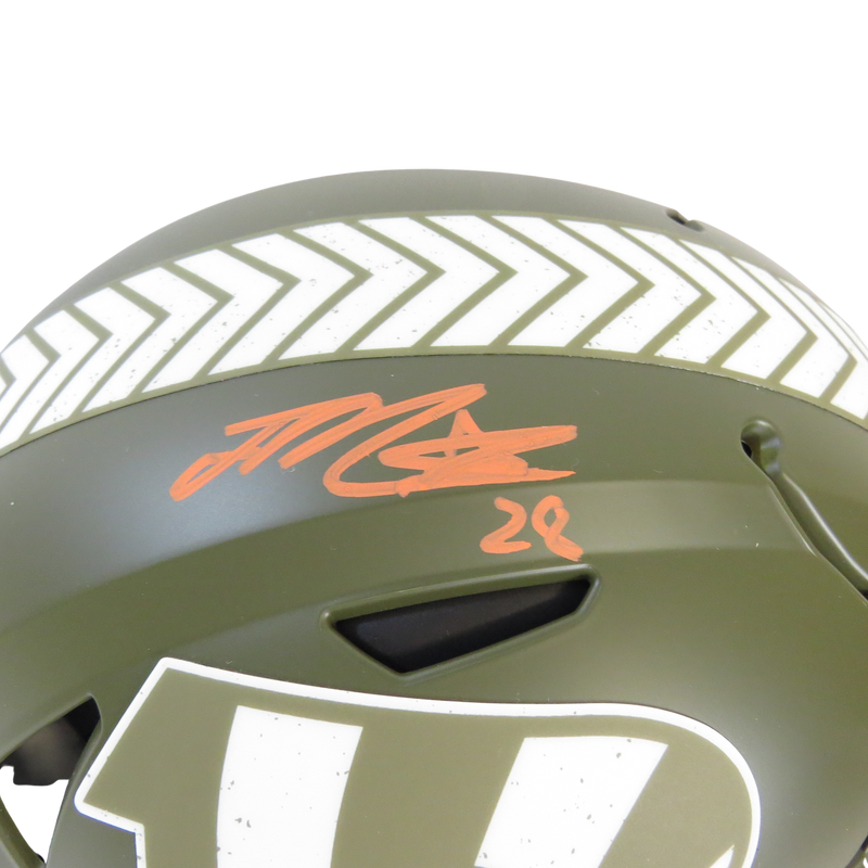 Joe Mixon Signed STS w Chrome FM  Speedflex Cincinnati Bengals