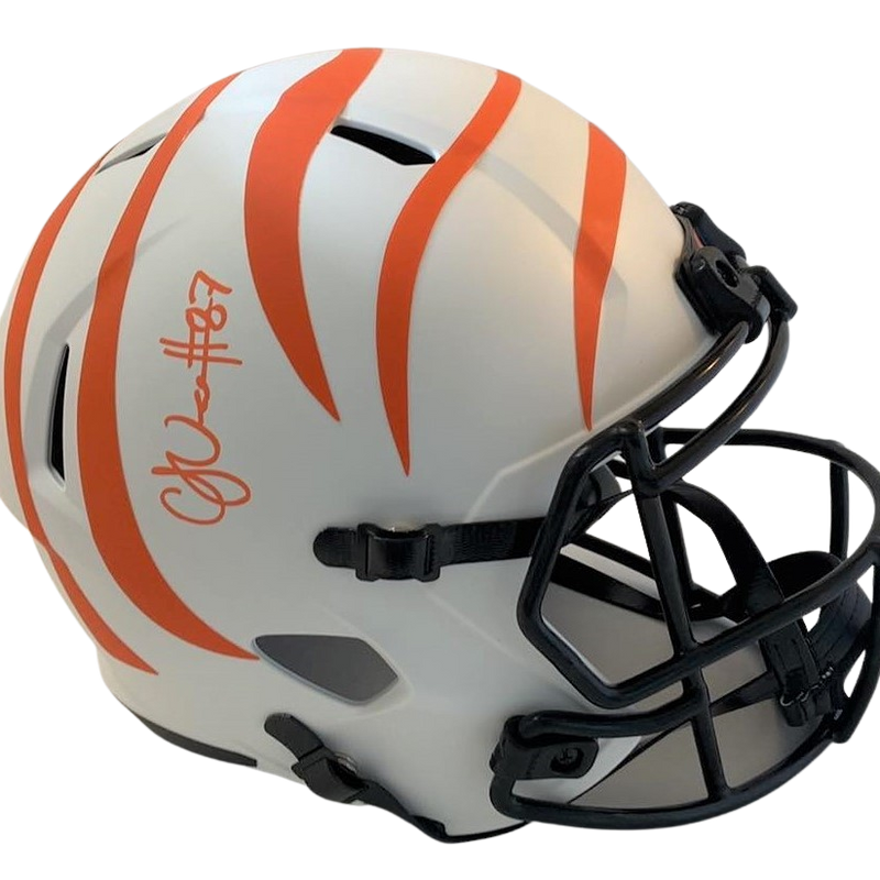 CJ Uzomah Signed Lunar  Replica Cincinnati Bengals