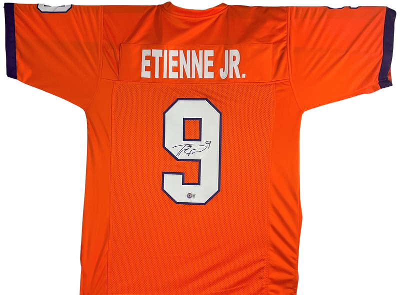 Travis Etienne Custom Jersey Orange Clemson