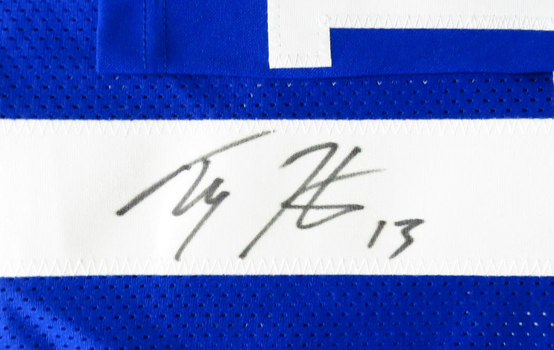 TY Hilton Autographed Indianapolis Colts Custom Blue Jersey Signed