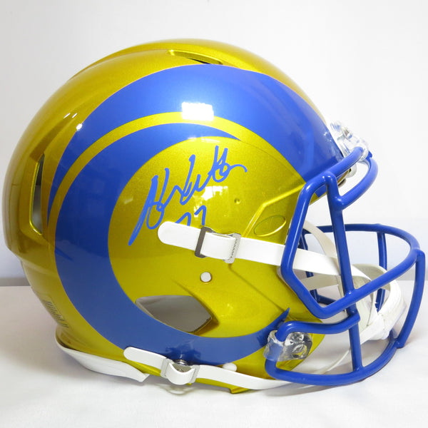 Andrew Whitworth Signed Flash  Authentic Los Angeles Rams