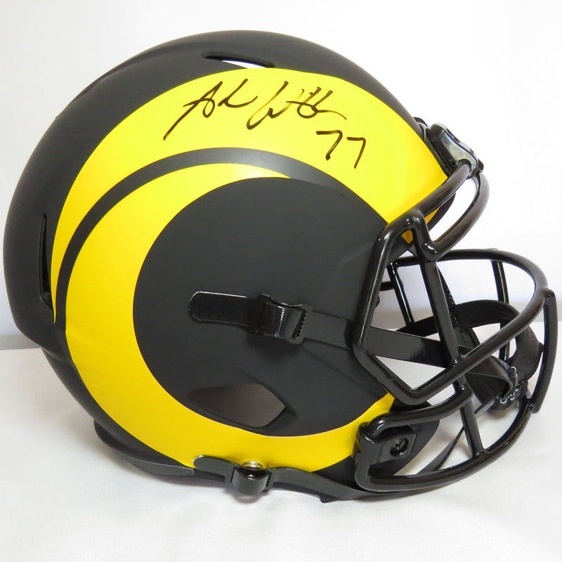 Andrew Whitworth Signed Eclipse  Replica Los Angeles Rams