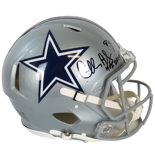 Charles Haley Signed Speed Authentic Helmet Dallas Cowboys - With Script