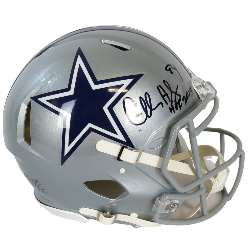 Charles Haley Signed Speed Authentic Helmet Dallas Cowboys - With Script