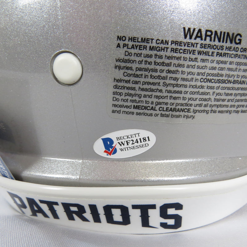 Damien Harris Signed Speed Authentic Helmet New England Patriots