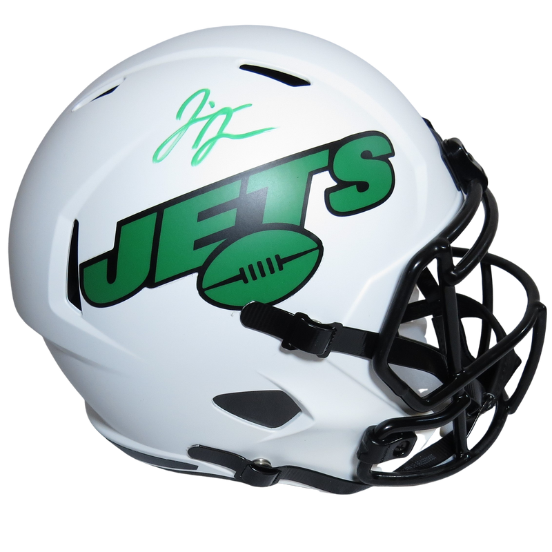 Jermaine Johnson Signed Lunar - Green Ink  Replica New York Jets