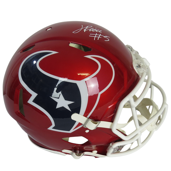 Jalen Pitre Signed Flash  Authentic Houston Texans