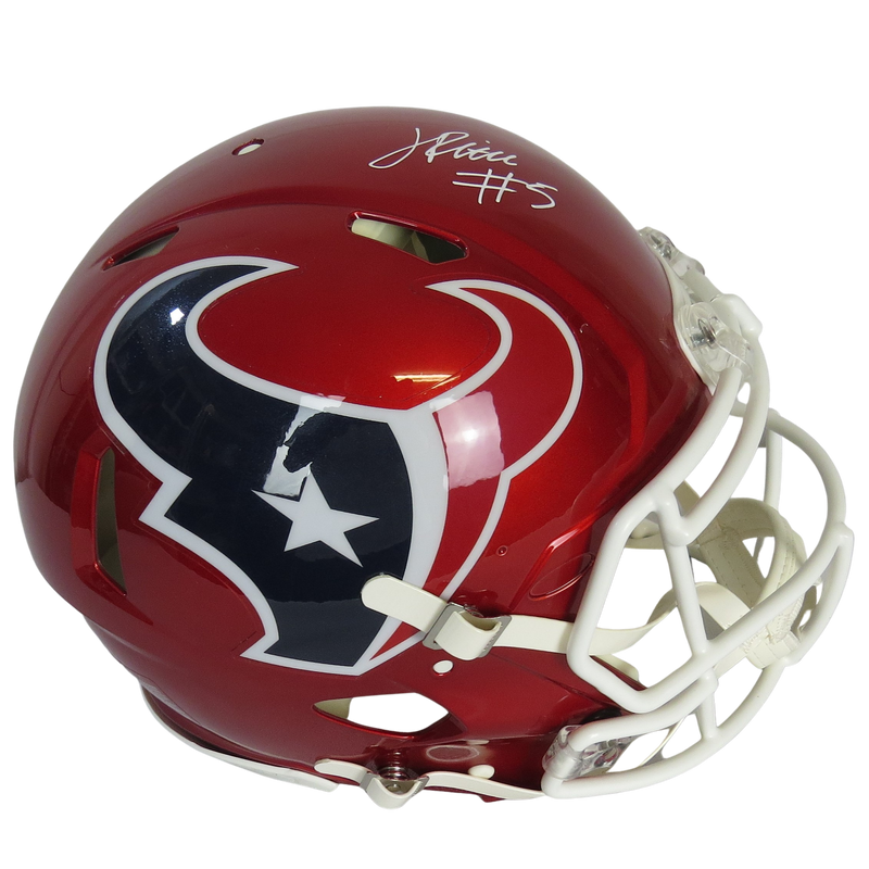 Jalen Pitre Signed Flash  Authentic Houston Texans